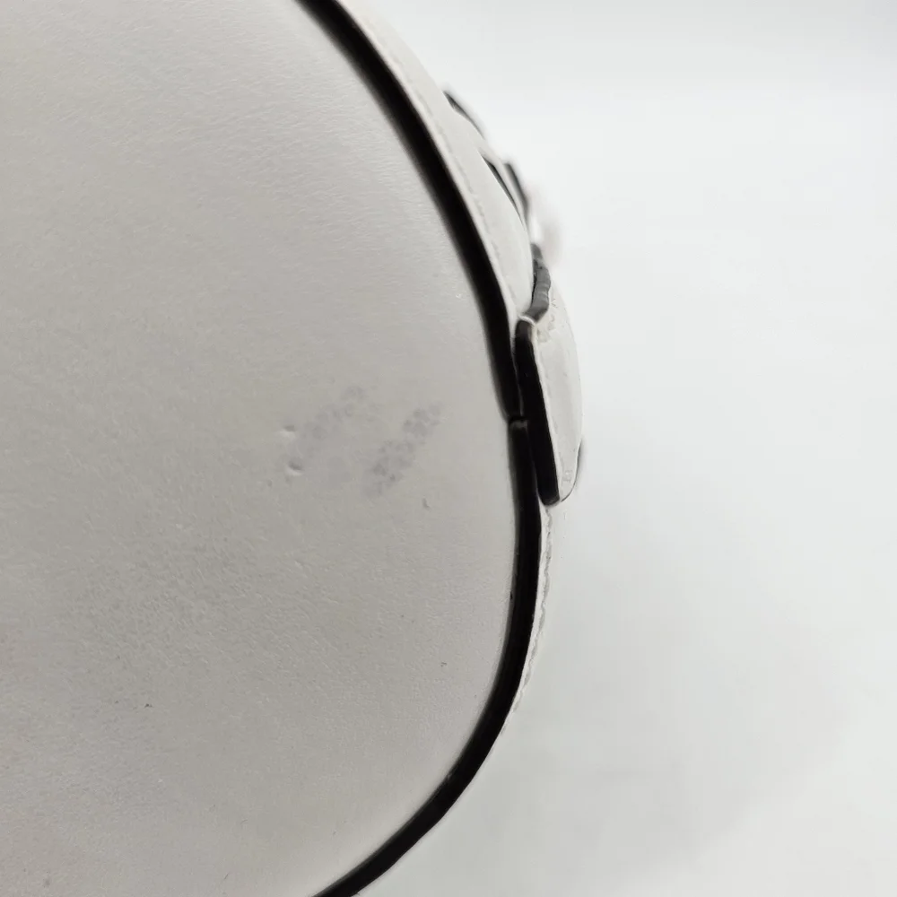Kate Spade New York Dolly Perforated Leather Spade Bucket Bag White Bund…